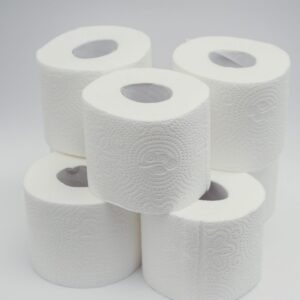 Toilet paper contains cellulose
